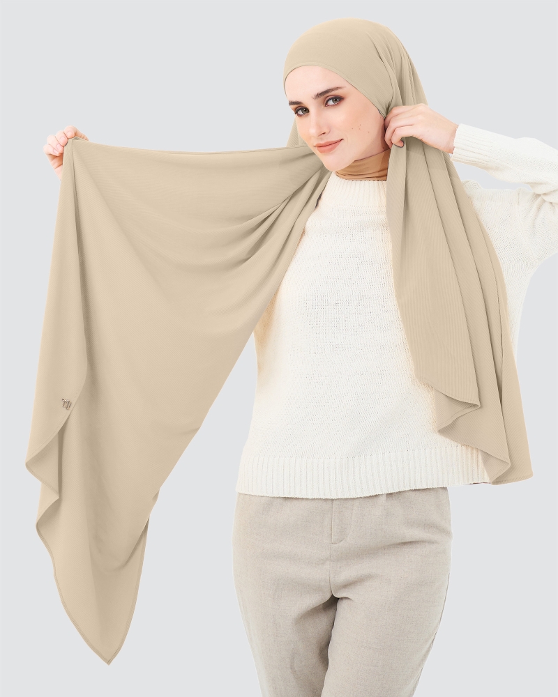 Image of YURI STRETCH KNIT - BISCUIT