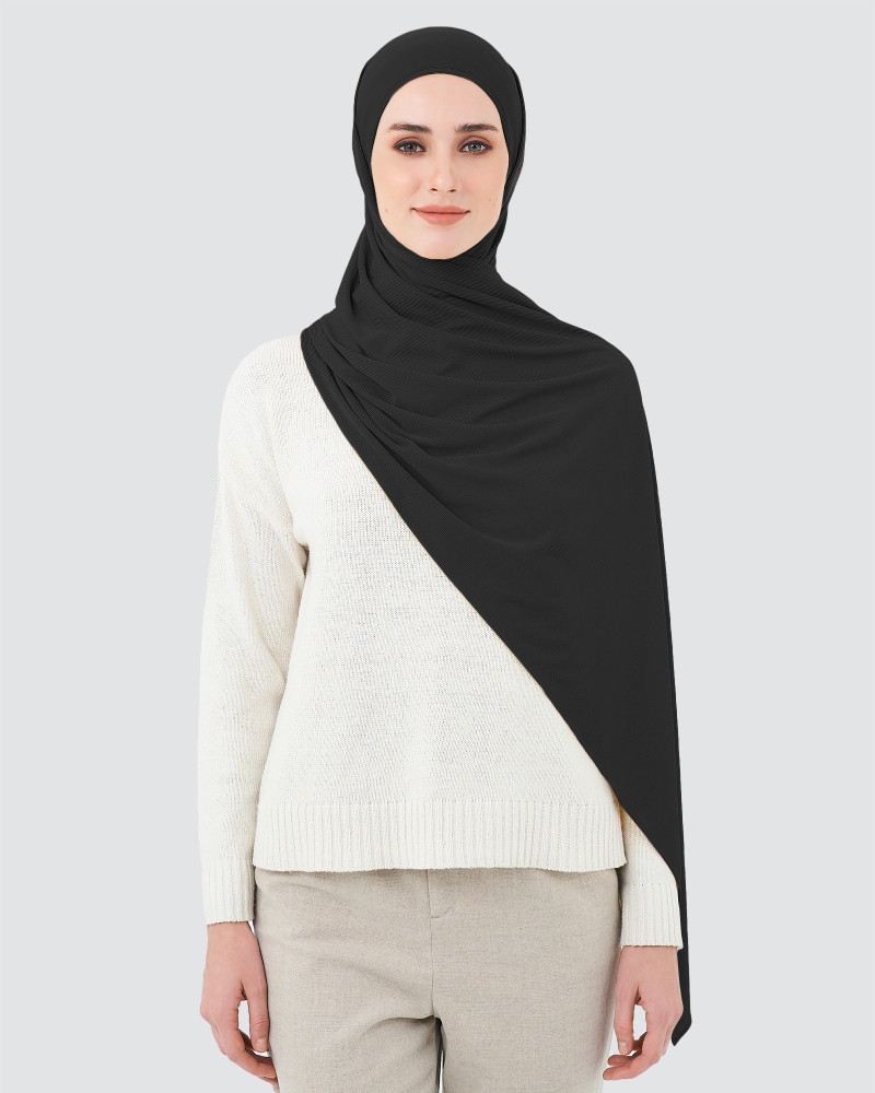 Image of YURI STRETCH KNIT - COAL