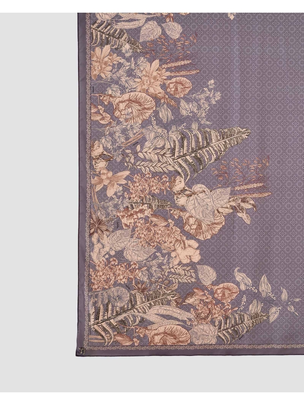 AKAR MATTE SATIN SHAWL - LADA HITAM