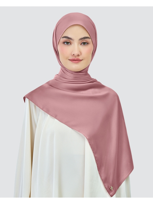 AMAYA SATIN SHAWL - NOSTALGIA ROSE