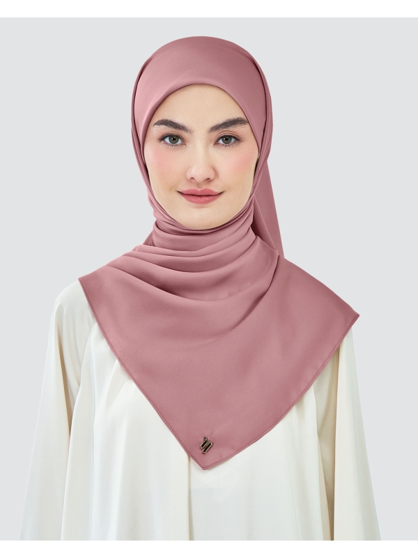 AMAYA SATIN SQUARE - NOSTALGIA ROSE