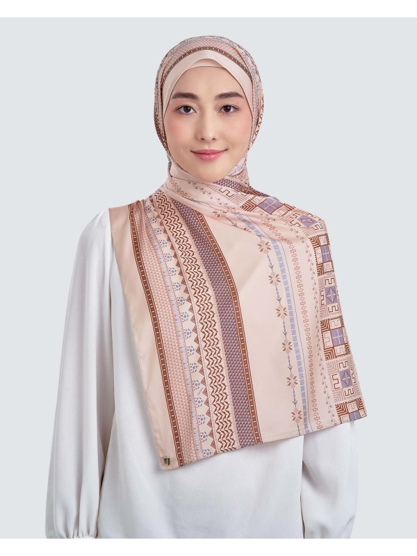 ANKA MATTE SATIN SHAWL - GOLDEN SOUQ