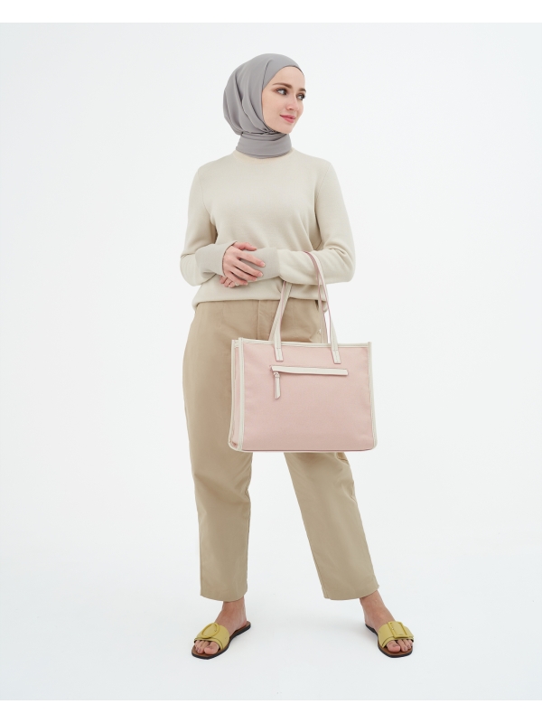 CANVAS TOTE BAG - PINK
