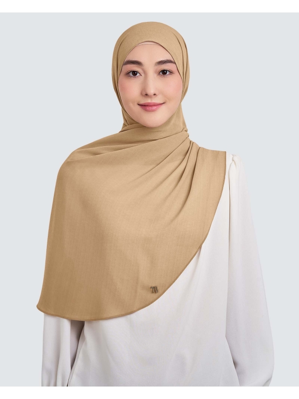 CLEO CHIFFON SHAWL - KHAKI