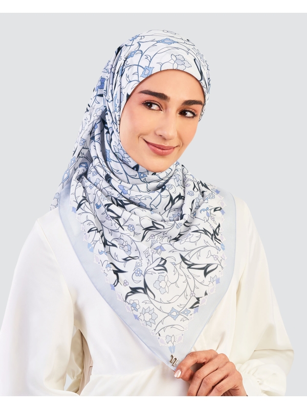 FREESIA COTTON VOILE SQUARE - WINDY