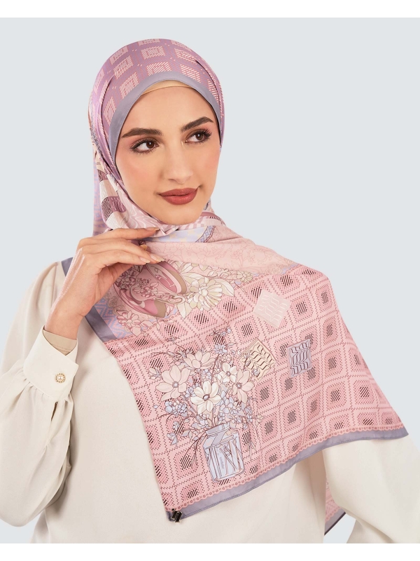 JAMUAN MATTE SATIN SHAWL - SUJI PELANGI