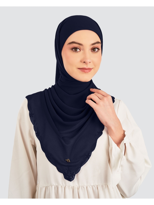 KASTURI SULAM SQUARE - NAVY BLUE