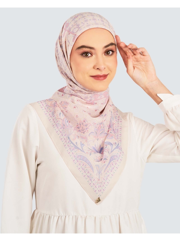 LAKARAN COTTON VOILE SQUARE - MEHNDI