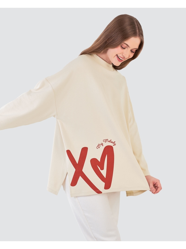 MY MELODY X NAELOFAR DREAMY JUMPER T - VELVETINE