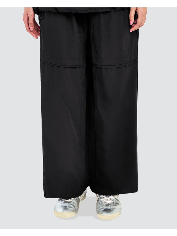 nPOWER DRAWSTRING PANTS - BLACK