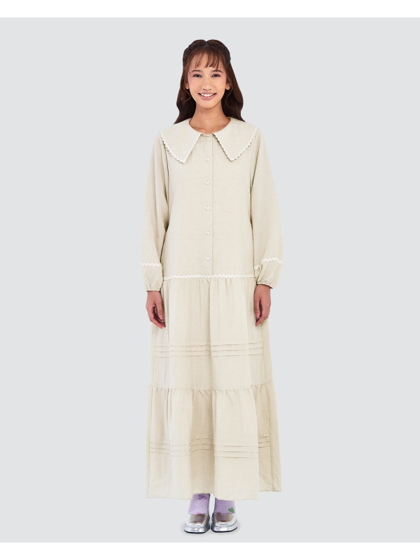 POLLY POCKET X NAELOFAR DRESS - ECRU