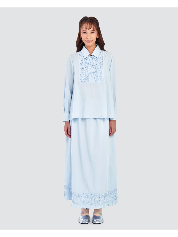 POLLY POCKET X NAELOFAR SMOCKED TOP - SKY GIGGLES