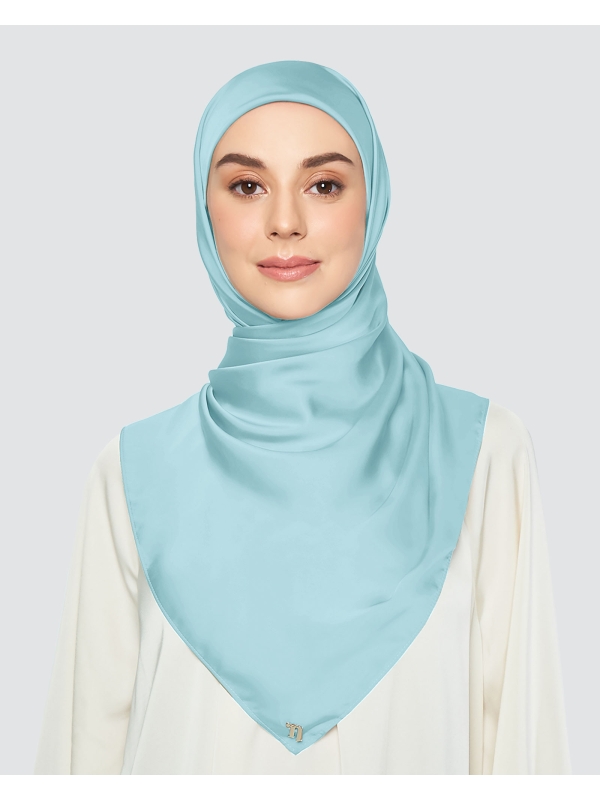 SATIN SQUARE - COOL BLUE