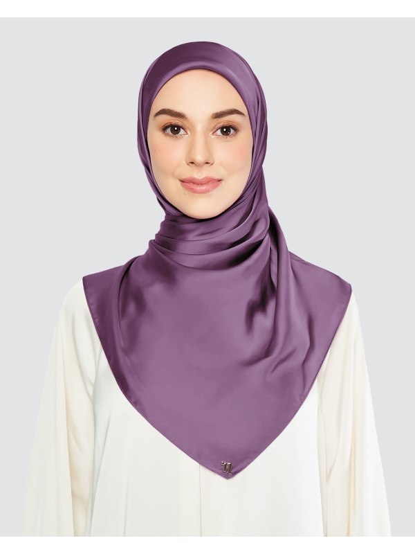 SATIN SQUARE - PURPLE