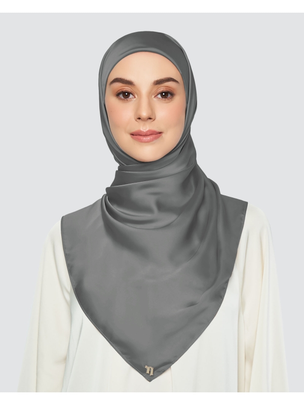 SATIN SQUARE - SHARKSKIN