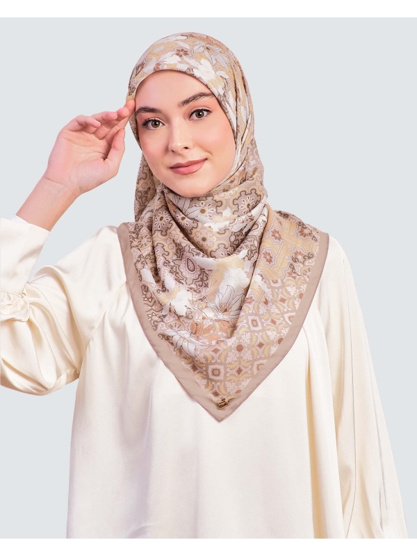 SENI COTTON VOILE SQUARE - CITRA