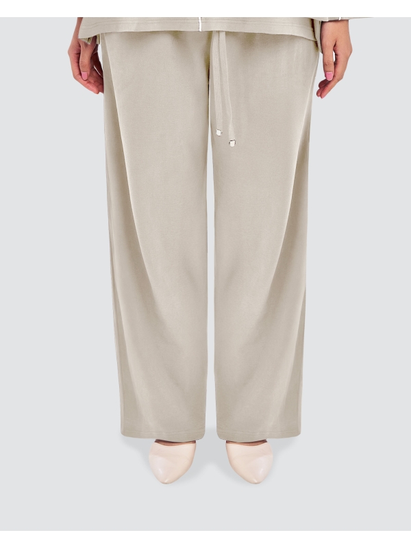 THEA STRAIGHT PANTS - LATTE