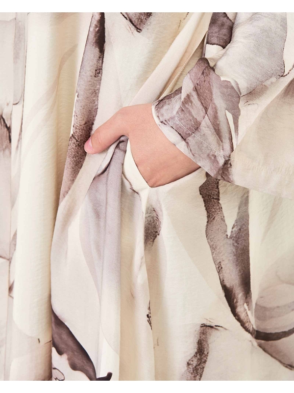 VERA PRINTED KAFTAN - MISTY