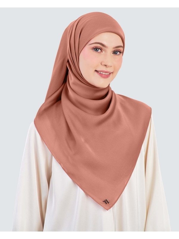 WAFFLE CHIFFON SQUARE - POMELO