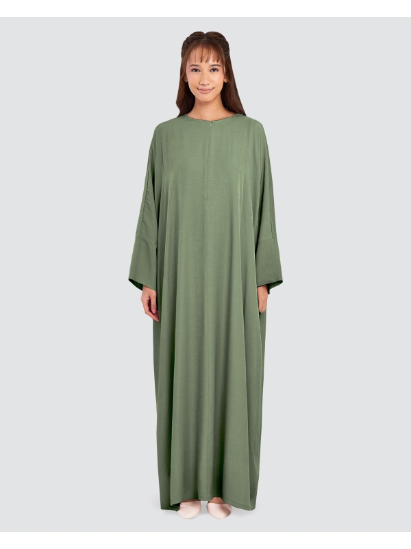 X-PRESS OVERSIZED DRESS - OLIVE