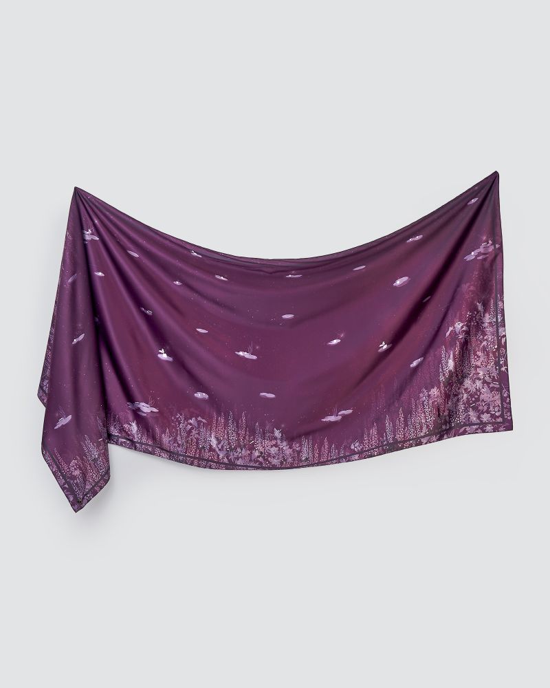 Image of PIXIE CRYSTAL SHAWL - AMETHYST